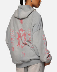 Saint Morta Hardcore Boxy Hoodie Sunfade Grey
