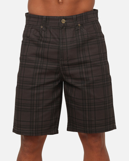 Carre Avenue Jorts Black Plaid