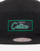 Mitchell & Ness Boston Celtics Team Logo Camper Strapback Black