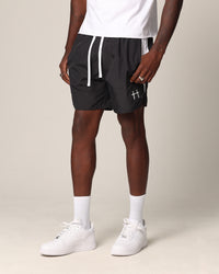 Saint Morta Relic Nylon Shorts Black/White