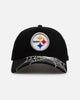 New Era Pittsburgh Steelers 'Spider Web Visor' 9FORTY A-Frame Snapback Black