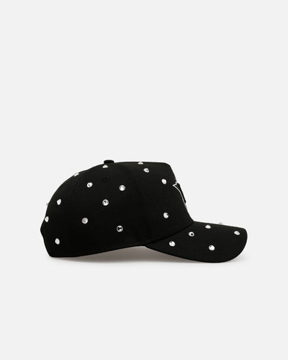 New Era Houston Astros 'Black Satin Hearts' 9FORTY A-Frame Snapback Black