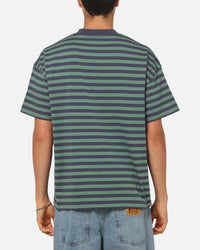 Carre Collective Stripe T-Shirt Navy Stripe