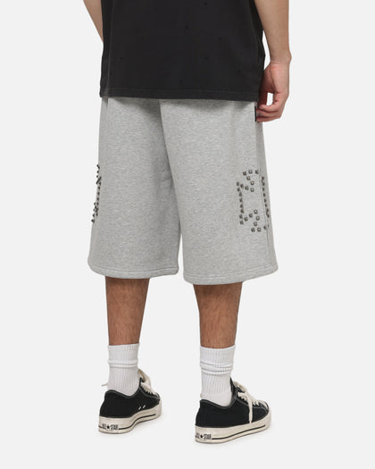 Saint Morta Marked Baggy Sweat Shorts Grey Marle