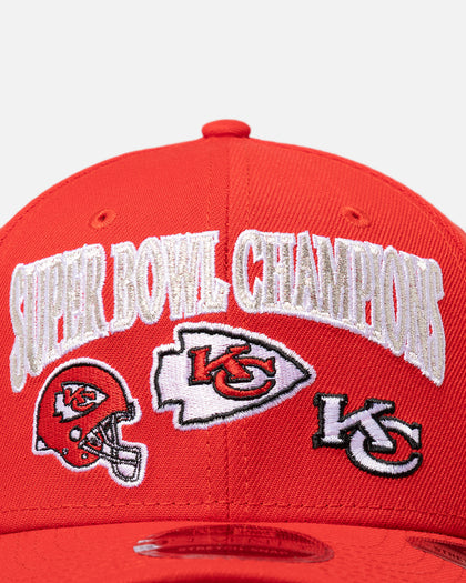 New Era Kansas City Chiefs 'Super Bowl Champs' 9SEVENTY Stretch Snapback Official Team Colour