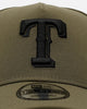 New Era Texas Rangers 'Easy Olive' 9FORTY A-Frame Snapback Olive