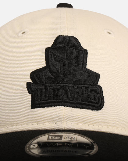 New Era Gold Coast Titans 'NRL Two Tone' 9TWENTY Strapback Chrome White/Black