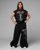 Loiter Hardcore Muscle T-Shirt Washed Black
