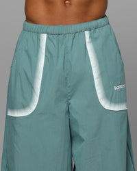 Loiter Spray Day Trackpants Teal