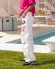 Loiter Patchwork Double Knee Pants Off White