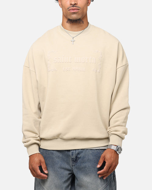 Saint Morta Repentant Heart Crewneck Stone