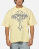 Ed Hardy Trinity Rhinestone T-Shirt Butter Yellow