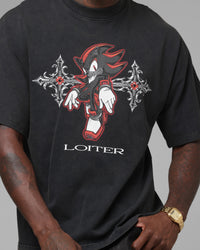 Loiter x Sonic The Hedgehog Chrome Shadow T-Shirt Black