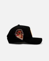 New Era Pittsburgh Pirates 'Black Cord' 9FORTY A-Frame Corduroy Snapback Black