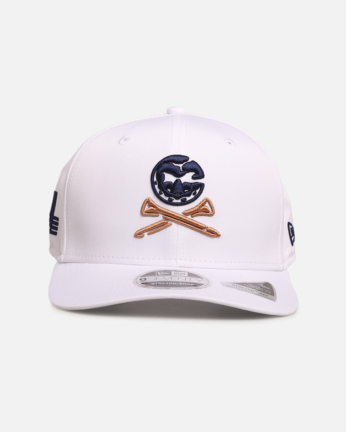 NEW ERA LIV Golf クラッシャーズ ホワイト デシャンボー New Era Crushers Gold Club 'Liv Golf' 9SEVENTY Stretch Snapback