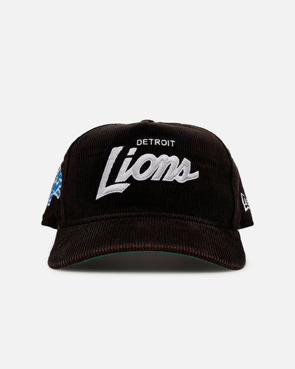 New Era Detroit Lions 'Washed Black NFL Golfer' Corduroy Golfer Snapback Washed Black