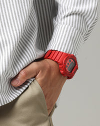 G Shock DW6900RRB-4D Watch Red/Red