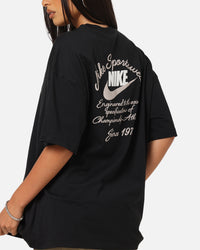 Nike Women's Sportswear Country Club Graphic Oversized T-Shirt Black