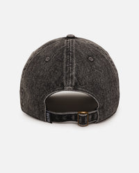Von Dutch Washed Denim Dad Strapback Hat Washed Grey