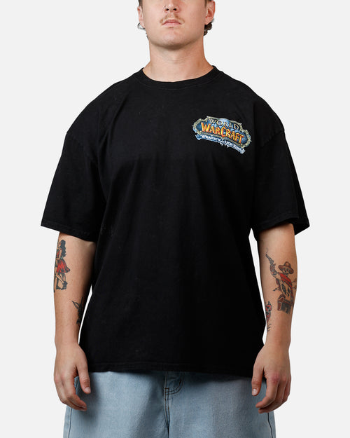 73Studio X World of Warcraft: Frostmourne Hungers T-Shirt Black Acidwash