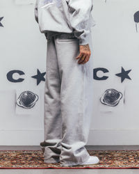 Carre Grit Trackpants Grey Marle