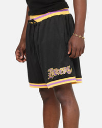 Mitchell & Ness Los Angeles Lakers Gothic Shorts Black