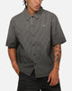 Saint Morta Vela Pinstripe Button Up Shirt Black/White