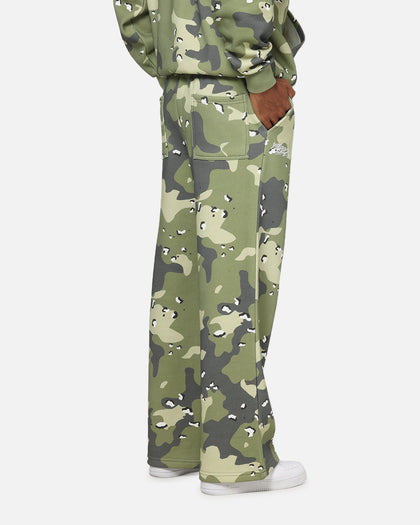 Carre Sideline Trackpants Green Camo