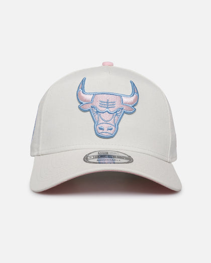New Era Chicago Bulls 'Easter Pastel' 9FORTY A-Frame Snapback Chrome White