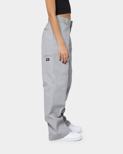 Dickies Loose Double Knee Work Pants Silver