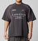 Loiter Subcultural Panel T-Shirt Charcoal