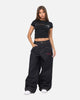 Ed Hardy Dragon Ultra Wide Leg Jeans Indigo Denim