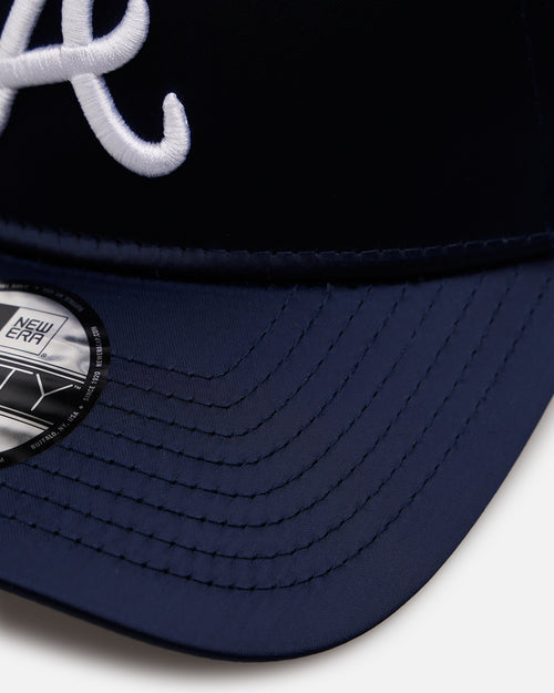 New Era Atlanta Braves 'Team Color Satin' 9FORTY A-Frame Snapback Official Team Color