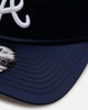 New Era Atlanta Braves 'Team Color Satin' 9FORTY A-Frame Snapback Official Team Color