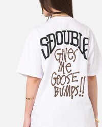 S Double Goosebumps T-Shirt White