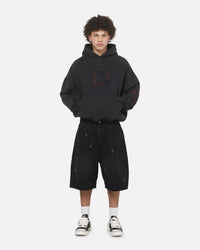 Saint Morta Requiem Boxy Hoodie Washed Black