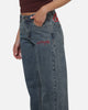 Ed Hardy Women's Death Before Dishonour Jeans Blue Mid Wash