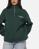 Vouseti The OG Quarter Zip Crewneck Forest Green