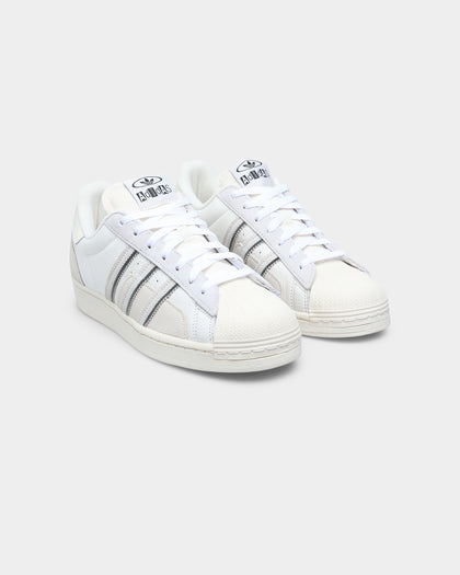 Adidas Superstar Cloud White / Aluminium / Vivid Red