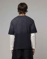 American Thrift Layered T-Shirt Washed Black