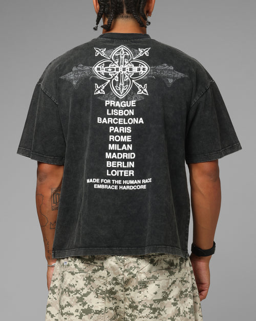 Loiter Chrome Dome T-Shirt Washed Black