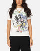 Ed Hardy Wolf Vintage T-Shirt Off White