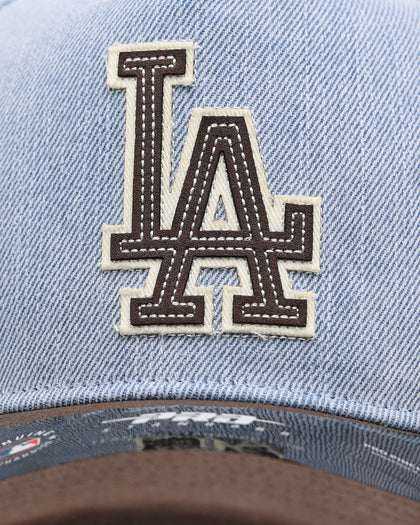 Pro Standard Los Angeles Dodgers 'Denim Suede' Pro Pinch Strapback Denim