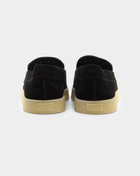 Saint Morta Hemisphere Suede Slip On Loafer Black/Gum