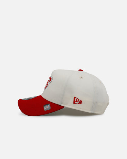 New Era Baltimore Ravens 'Strawberry' 9FORTY A-Frame Snapback Chrome/Red