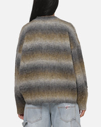 Carre Ombre Knitted Jumper Brown Stripe