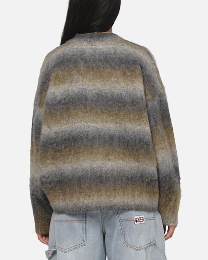 Carre Ombre Knitted Jumper Brown Stripe