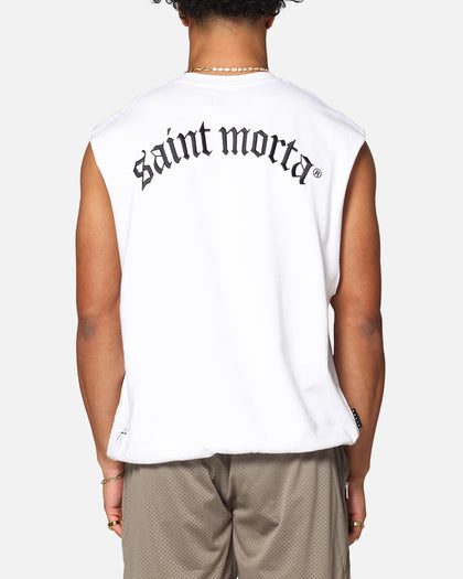 Saint Morta Rev Terry Cut Off Tank White