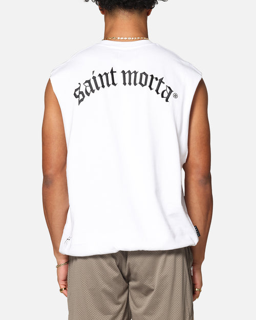Saint Morta Rev Terry Cut Off Tank White