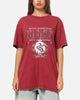 Bleacher Athletic Manly Warringah Sea Eagles Adult Washed Team T-Shirt Maroon